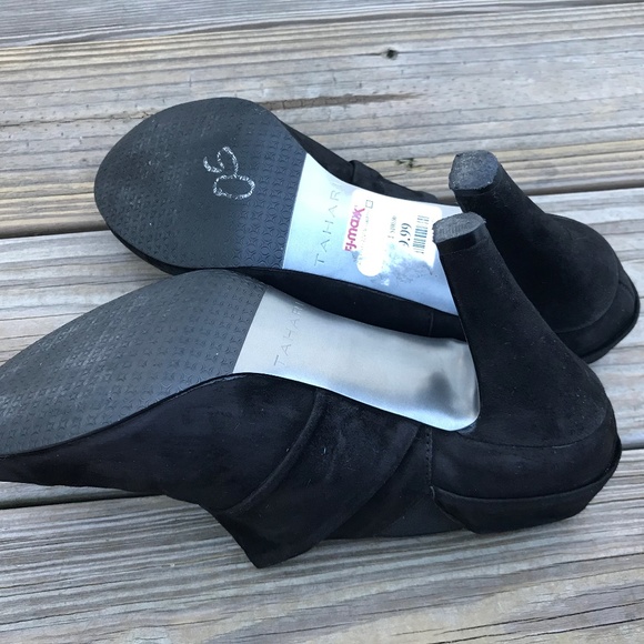 Tahari Women Heel Boots Shoe Grant Slip On Booties - Picture 7 of 8